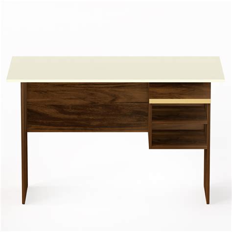 Amalet Study table (Brown Maple & Beige) — Bluewud