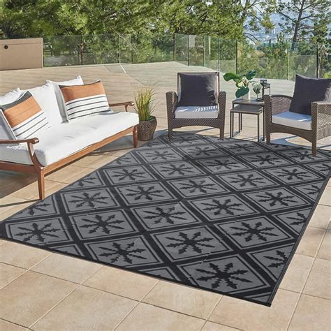 Amazon.com: Blytieor 8x10 ft Waterproof Outdoor Rugs, Portable ...