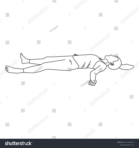 How To Draw A Girl Laying Down On Her Back