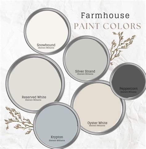 The best farmhouse color palette with trending paint colors – Artofit