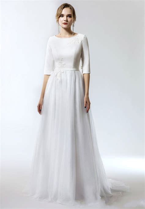 Trend 10+ Beautiful Modest Wedding Gowns, Popullar!