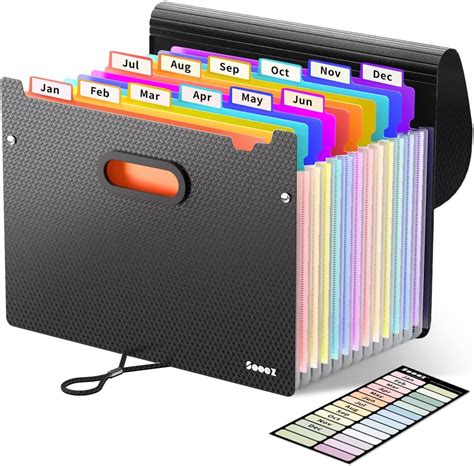 Sooez Upgraded Accordion File Organizer - Never India | Ubuy