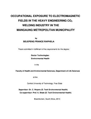Fillable Online ir cut ac OCCUPATIONAL EXPOSURE TO ELECTROMAGNETIC ...