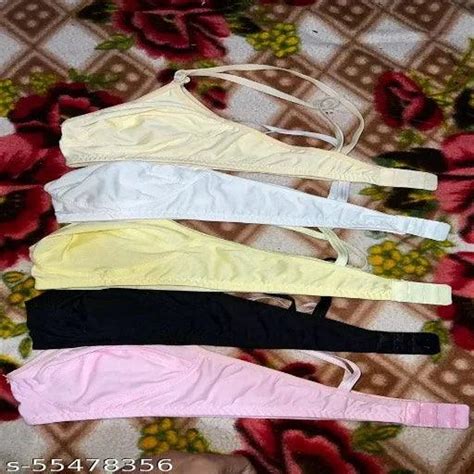 Cotton Hosiery Bra Pack of 5 – Springkart