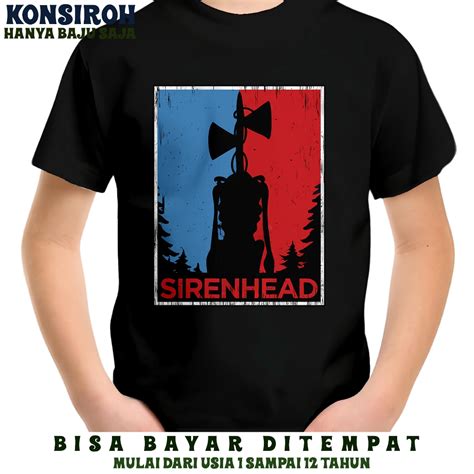 Jual KAOS ANAK - KAOS ACTION FIGURE SIREN HEAD 9 - KAOS PREMIUM ANAK ...