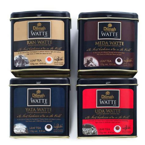 Buy Dilmah Tea Watte Series Uda Watte, Meda Watte, Ran Watte, Yata ...