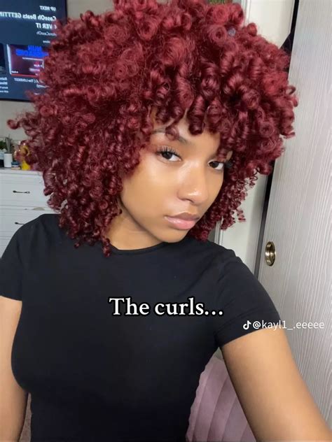 Pin by theedejadior💕 on laces and pretty faces;$ | Red hair, Dyed curly ...