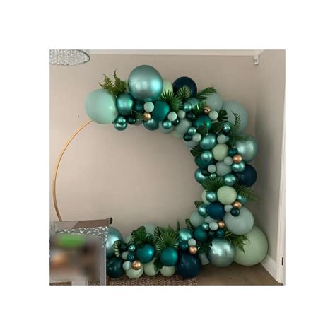 Buy Green Chrome Metallic Balloons 5 inch Helium Balloons Thick Latex ...