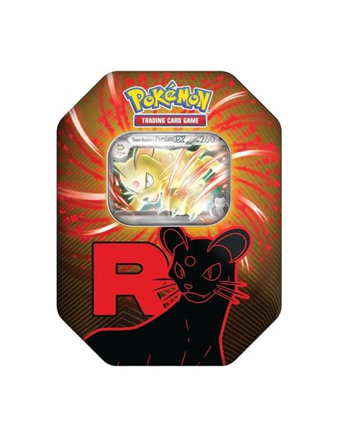 Team Rocket Tin. Persian Ex (Spanish)