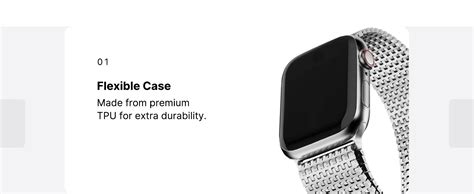 Fullmosa Compatible Apple Watch Band Ultra 49mm, Stainless Steel Mesh ...