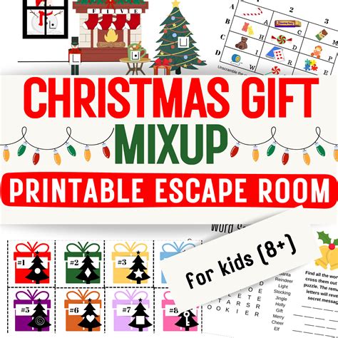Christmas Escape Room for Kids Printable PDF DIY Escape Game at Home ...