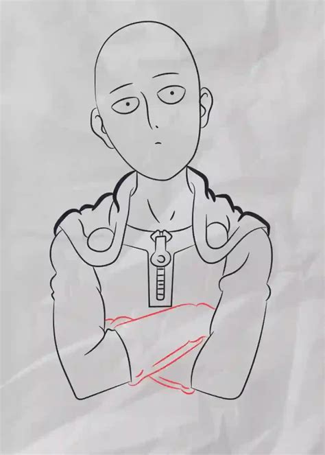 Image result for Saitama Drawing Tutorial