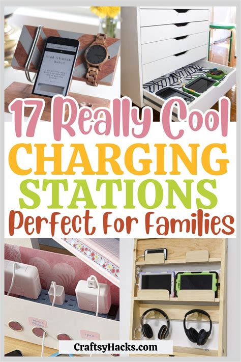 17 Easy Organized Charging Station Ideas - Craftsy Hacks