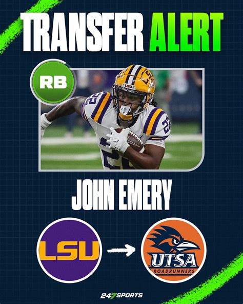 247Sports | NEWS: LSU running back transfer John Emery has signed with ...