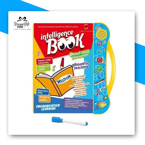 Intelligence Book - Phonetic Learning & Interactive Play – DreamGift Studio