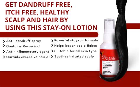 Buy Danderm : Anti Dandruff Lotion for Itchy Flaky Scalp, and Seborrhic ...