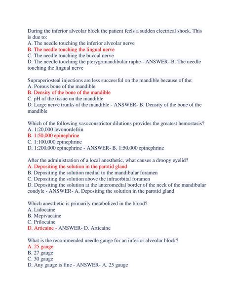 SOLUTION: Apex anesthesia mock exam 2023 - Studypool
