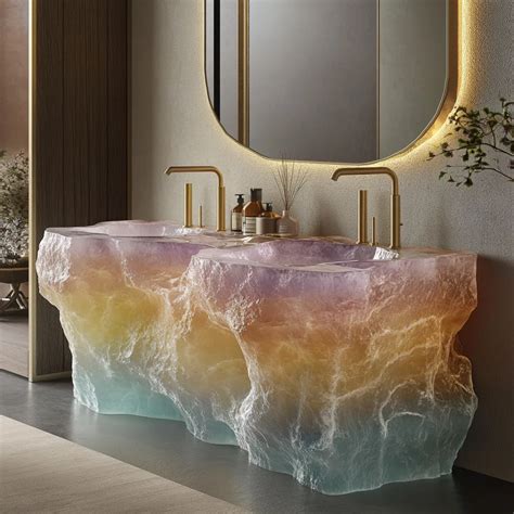 Ultra-Luxury Mineral Crystal Bathroom Vanities: The Pinnacle of ...