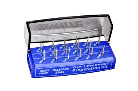 SS WHITE- Crown And Bridge Preparation Autoclavable Kit of 16pcs ...