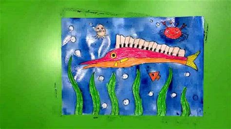 “鱼”儿童画（二）9幅