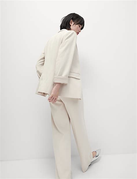 Buy Relaxed Single Breasted Blazer at Marks & Spencer