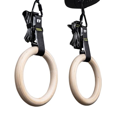 Duonamic Wooden Rings | Portable Exercise System Works Eleviia Pull Up ...