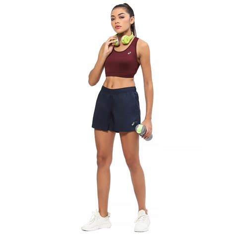 Buy ASICS 2-n-1 Navy Blue Women Shorts Online