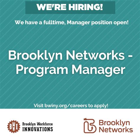 #jobs #opportunity #hiring | Brooklyn Workforce Innovations