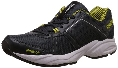 Buy Reebok Men's Speed Set Grey,Yellow,Silver,White and Black Running ...