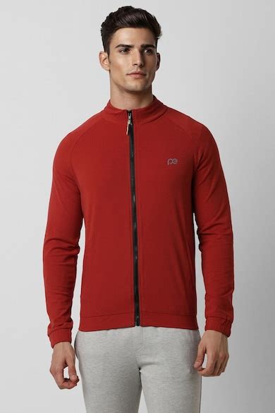 Buy Men Red Solid Casual Jacket Online - 946653 | Peter England