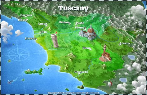 Tuscany Map