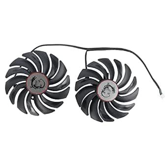 95MM Dual Ball Bearing Graphics Cards Cooling Fan for MSI GTX 1060 1070 ...