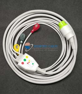 Three lead ecg cables || biometriccables.in