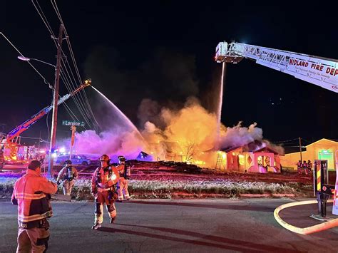 Midland Fire Department responds to fire near downtown