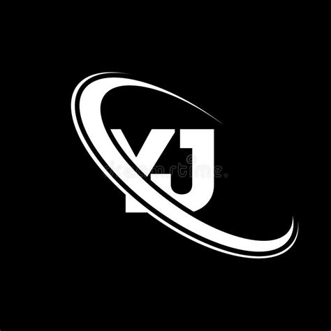 YJ Logo. Y J Design. White YJ Letter. YJ/Y J Letter Logo Design Stock ...