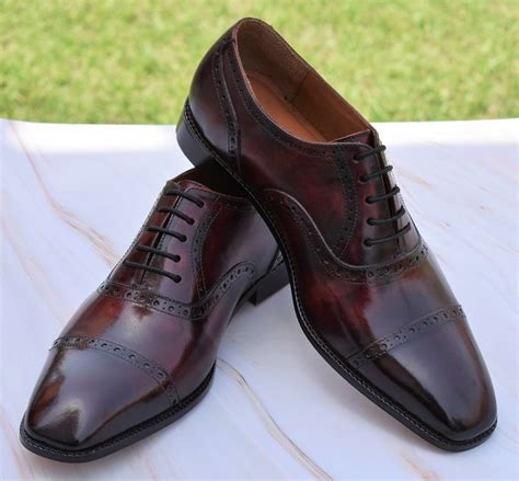 Robert Wine Handmade Leather Brogue Shoes – SeeandWear