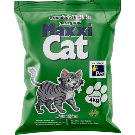 Areia Sanitária Higiênica para Gato Maxxi Cat 4 KG | SHEIN Brasil