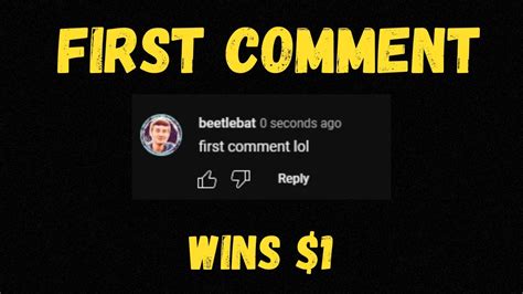 Image result for First to Comment Fun