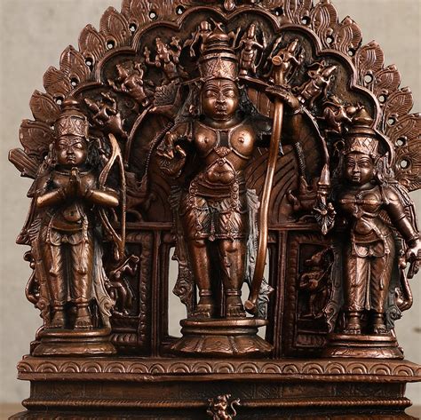 Buy Pure Copper Ram Darbar Idol - 7 in Height - Budhshiv.com