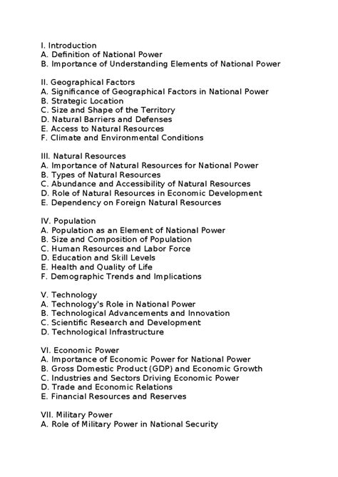 National Power Elements (Course Code: NPE 101) - Rough Draft Analysis ...