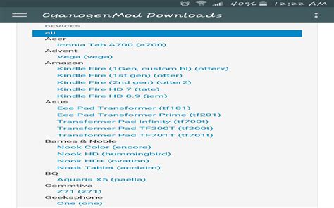 Cyanogen Downloads - App on Amazon Appstore