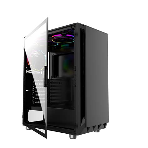 Buy IONZ KZ21 PC Computer Case Full ATX with Tempered Glass Hinged Side ...