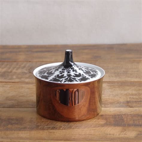 ローゼンタール ベルリン ヒルトン ブロンズゴールド シュガーポット 砂糖入れ キャニスター Rosenthal ヴィンテージ食器 ...
