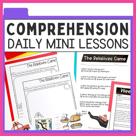 The Relatives Came by Cynthia Rylant Read Aloud Lesson Plans, Craft ...