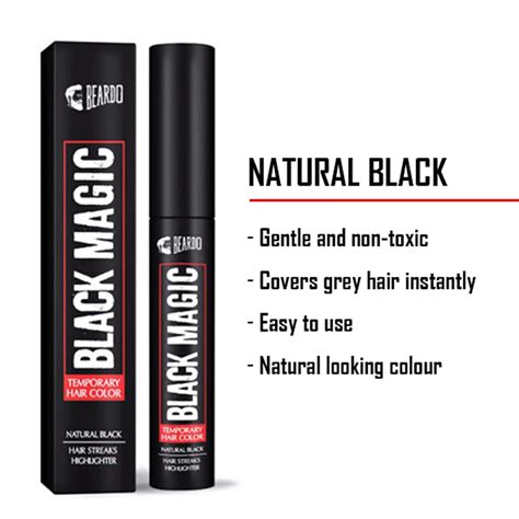 Buy BEARDO BLACK MAGIC TEMPORARY HAIR COLOR - 5 ML Online & Get Upto 60 ...