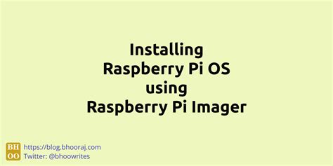 Install Raspberry Pi OS Using Raspberry Pi Imager 的图像结果