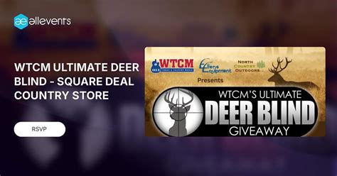 WTCM ULTIMATE DEER BLIND - SQUARE DEAL COUNTRY STORE, Square Deal ...