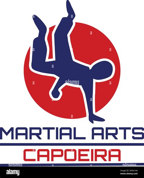 capoeira martial art isolated on white background. vector illustration ...