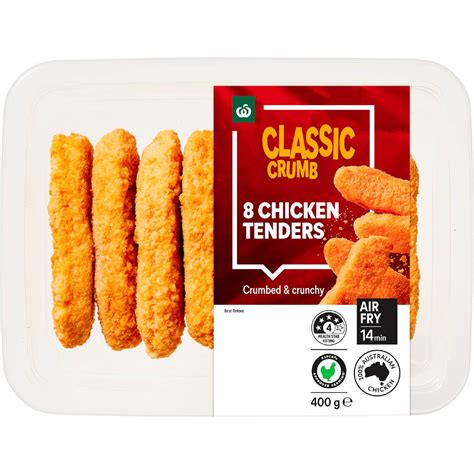 Calories in Woolworths Chicken Tenders Calorie Counter Australia
