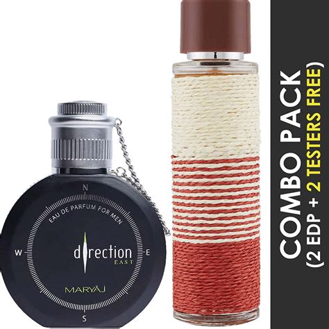 Buy MARYAJ DIRECTION EAST EDP 100ML FOR MEN & DEUCE HOMME EDP 100ML ...